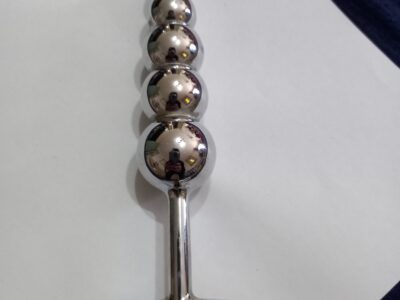 Plug anal chapelet inox