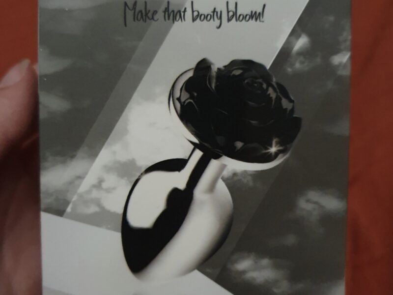 Petit plug anal Dark rose
