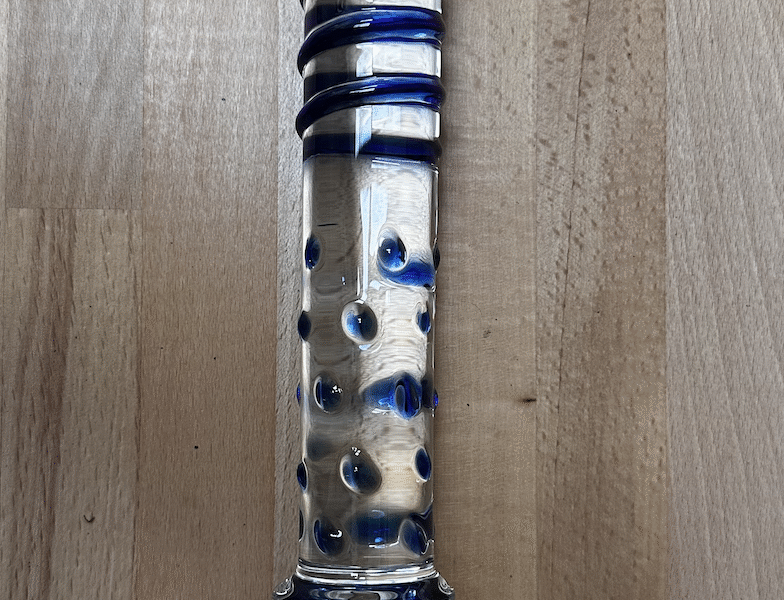 Gode en verre nervuré