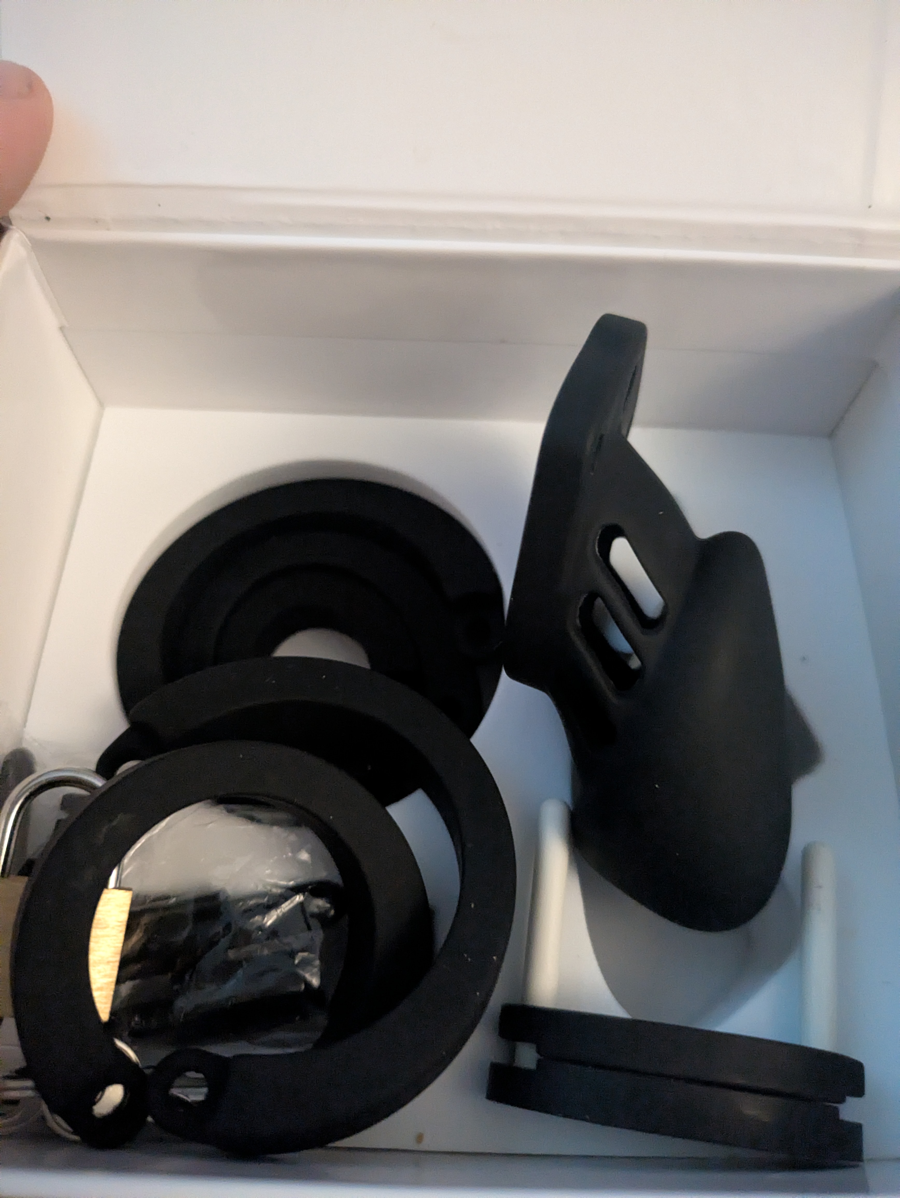 Cage chasteté silicone