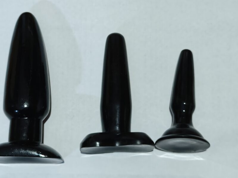 Lot de 3 plugs anaux
