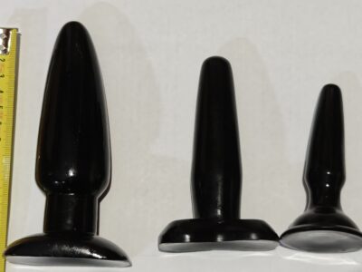 Lot de 3 plugs anaux