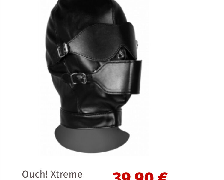 Cagoule, masque, bâillon