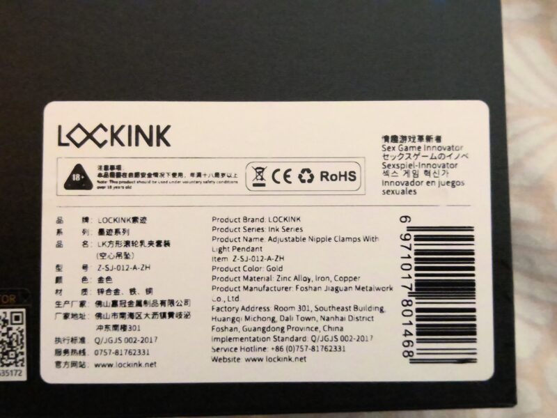 2 pince tétons et collier