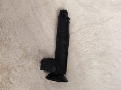 Gode noir de 21cm insser