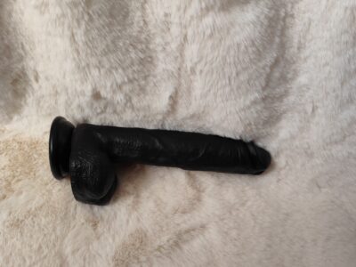 Gode noir de 21cm insser