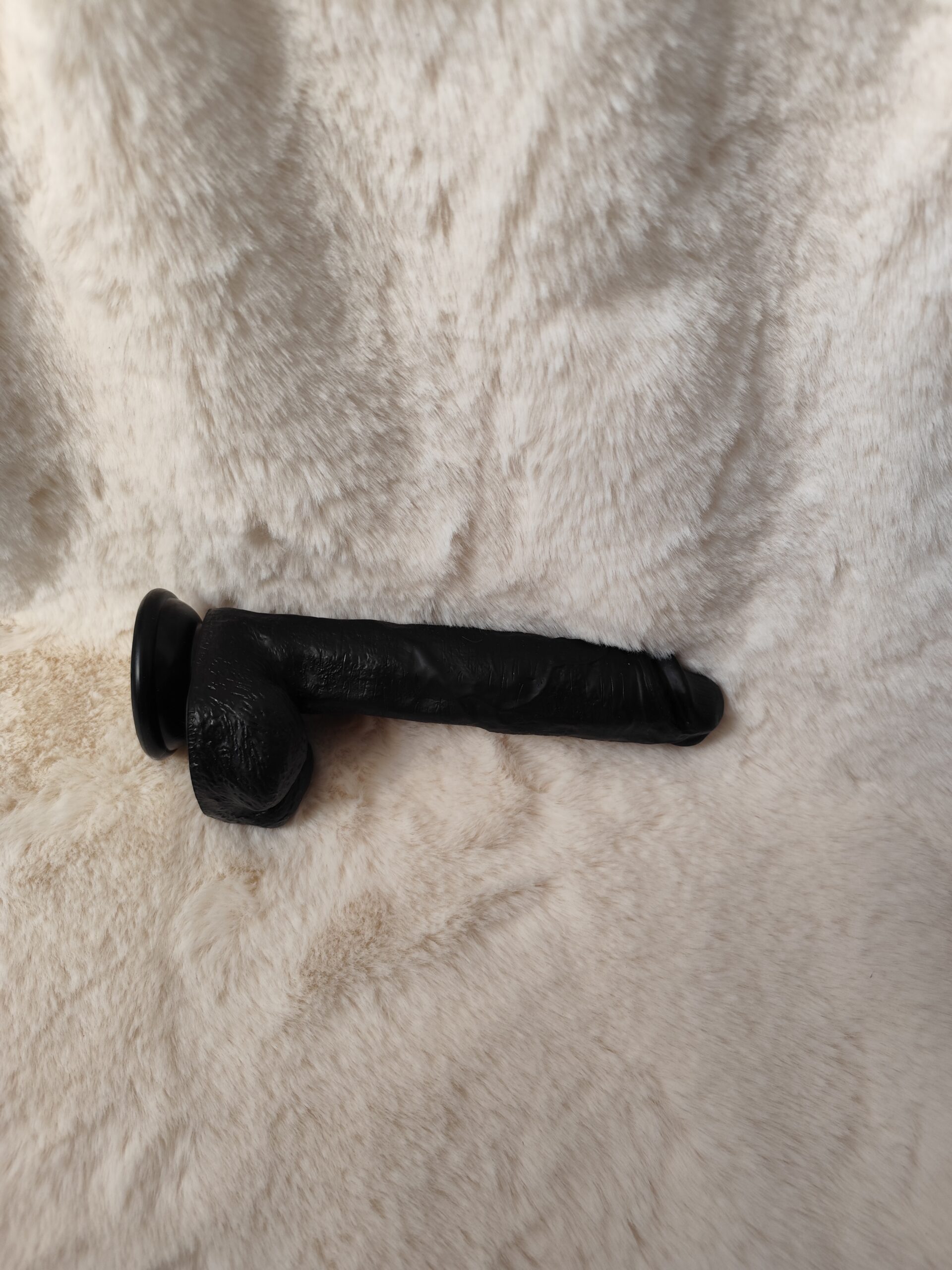 Gode noir de 21cm insser