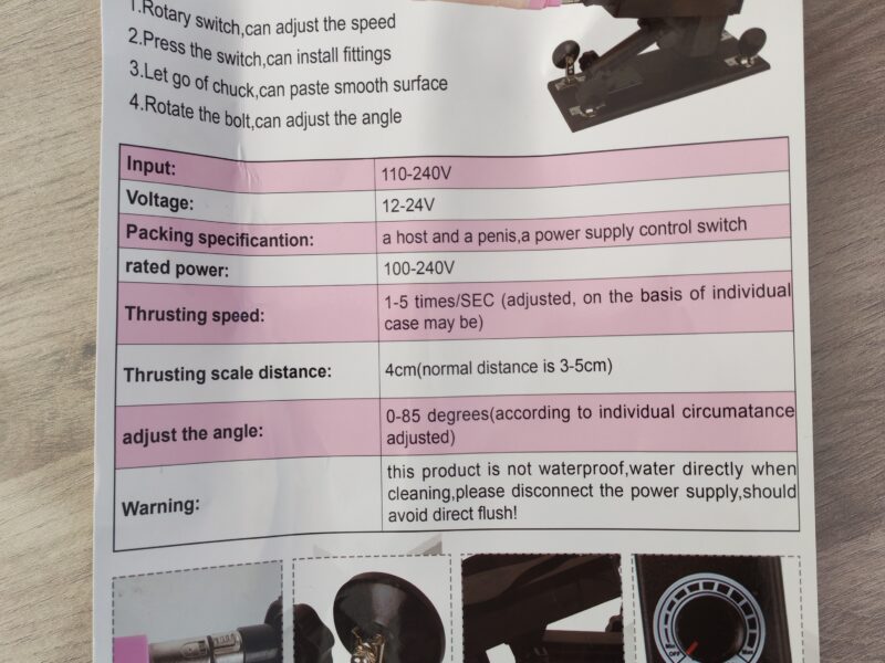 Machine de plaisir MOREFE