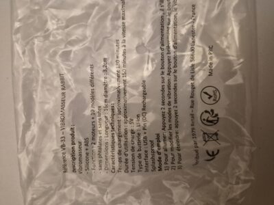 Vibromasseur Rabbit neuf