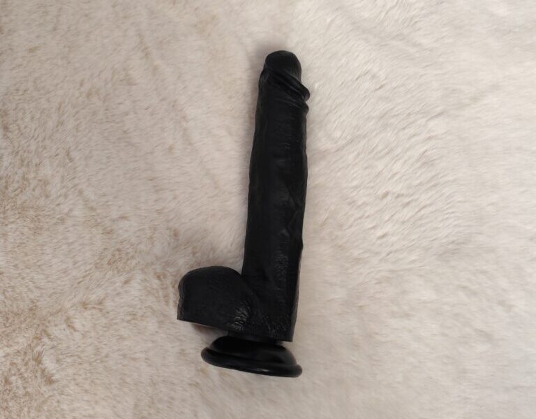 Gode noir de 21cm insser