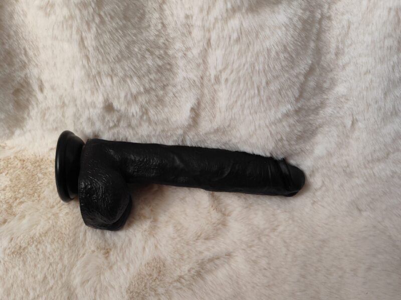 Gode noir de 21cm insser