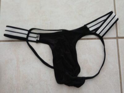 Jockstrap noir et blanc