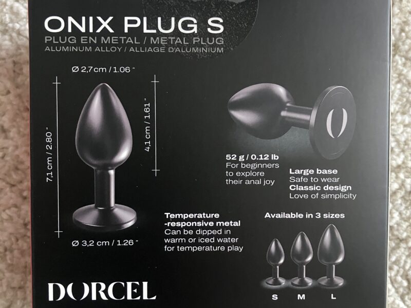 Plug anal taille S