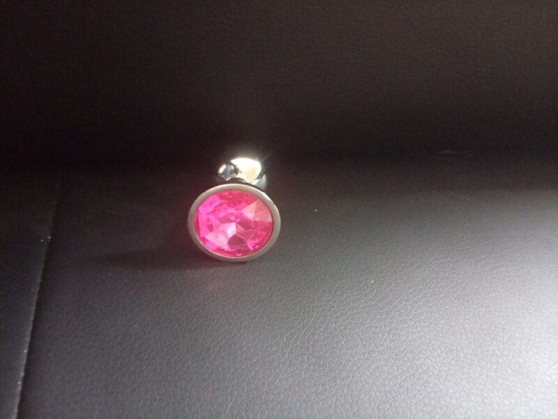 Plug diamant rose