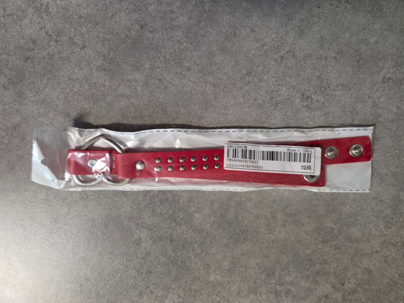 Collier cœur rouge