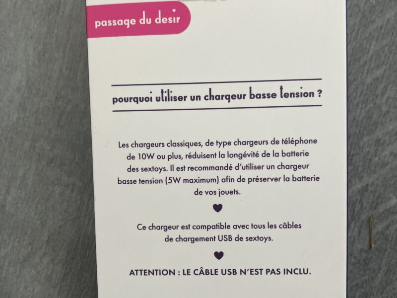 Vends chargeur Sex toys
