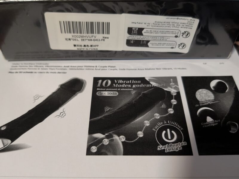 Vibro noir veiné 10modes