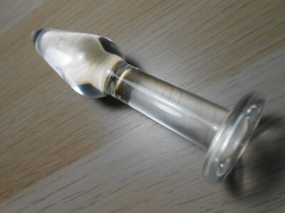 Plug anal en verre