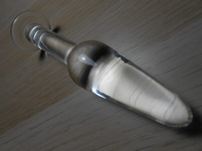 Plug anal en verre