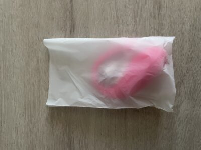 Oeuf vibrant rose