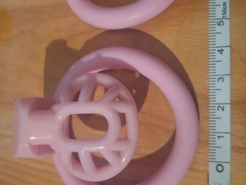 Cage de chasteté rose