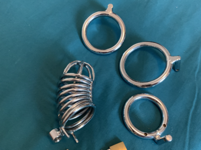 Cage chasteté acier