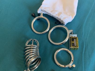 Cage chasteté acier