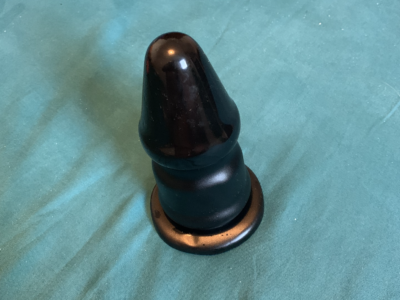 Grand plug noir 15 cm