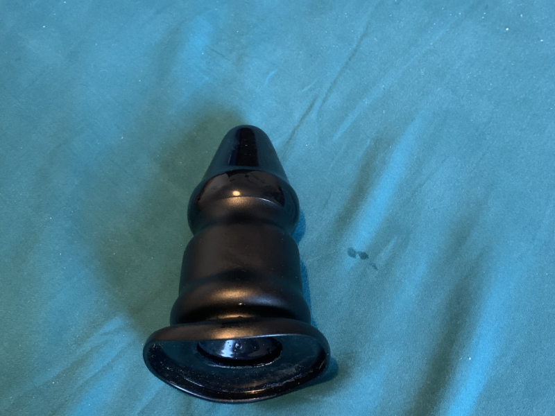 Grand plug noir 15 cm