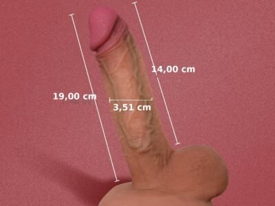 Godemichet réaliste 19 cm